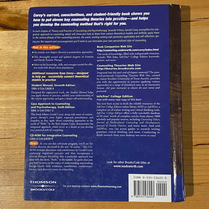 Theory & Practice of Counseling & Psychotherapy 6th Edition by Gerald Corey Hardcover