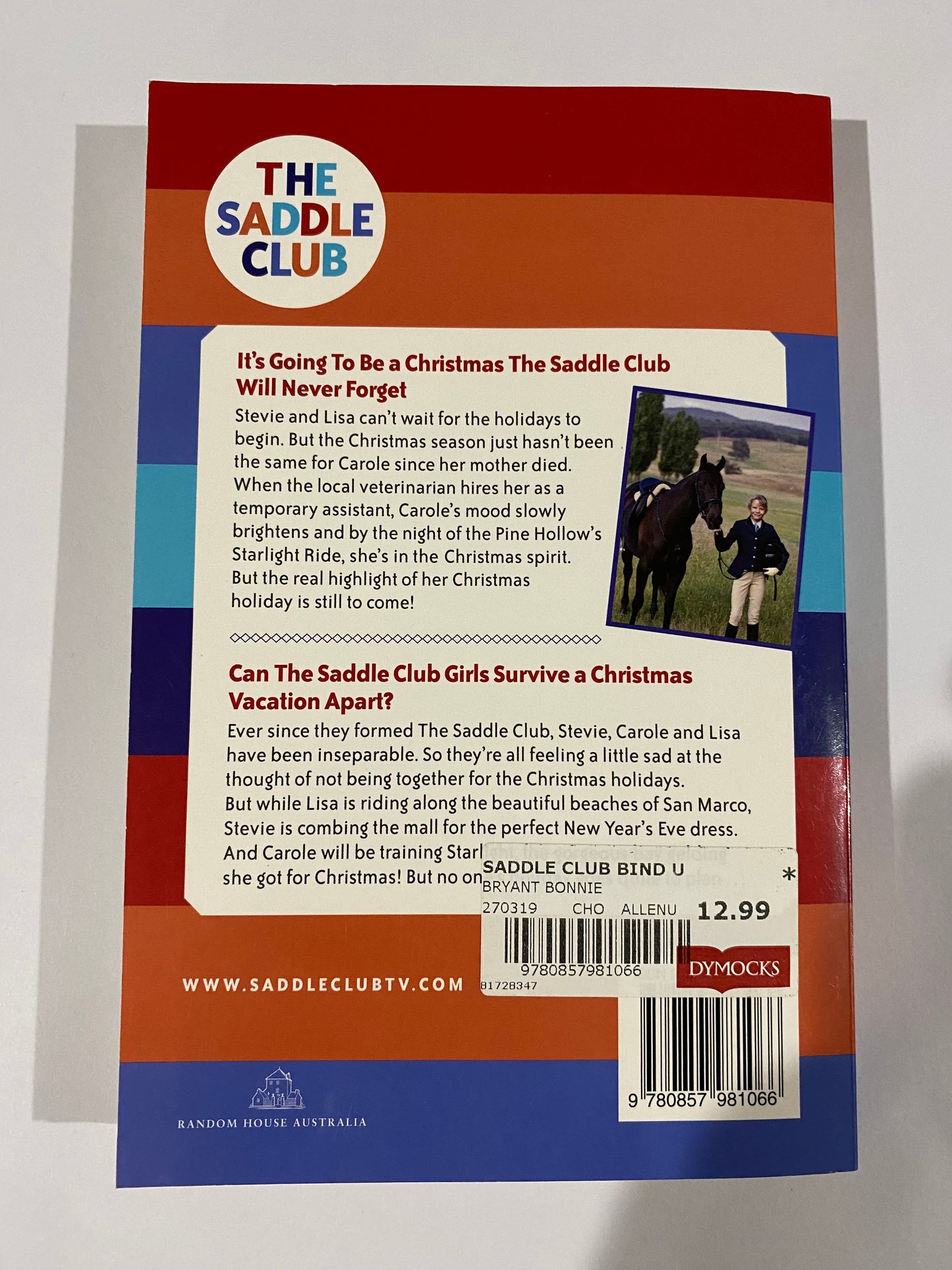 The Saddle Club Bonnie Bryant Paperback 2-Book Bundle VGC