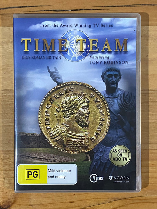 Time Team Digs Roman Britain and more DVD Bundle Tony Robinson PAL 4 VGC