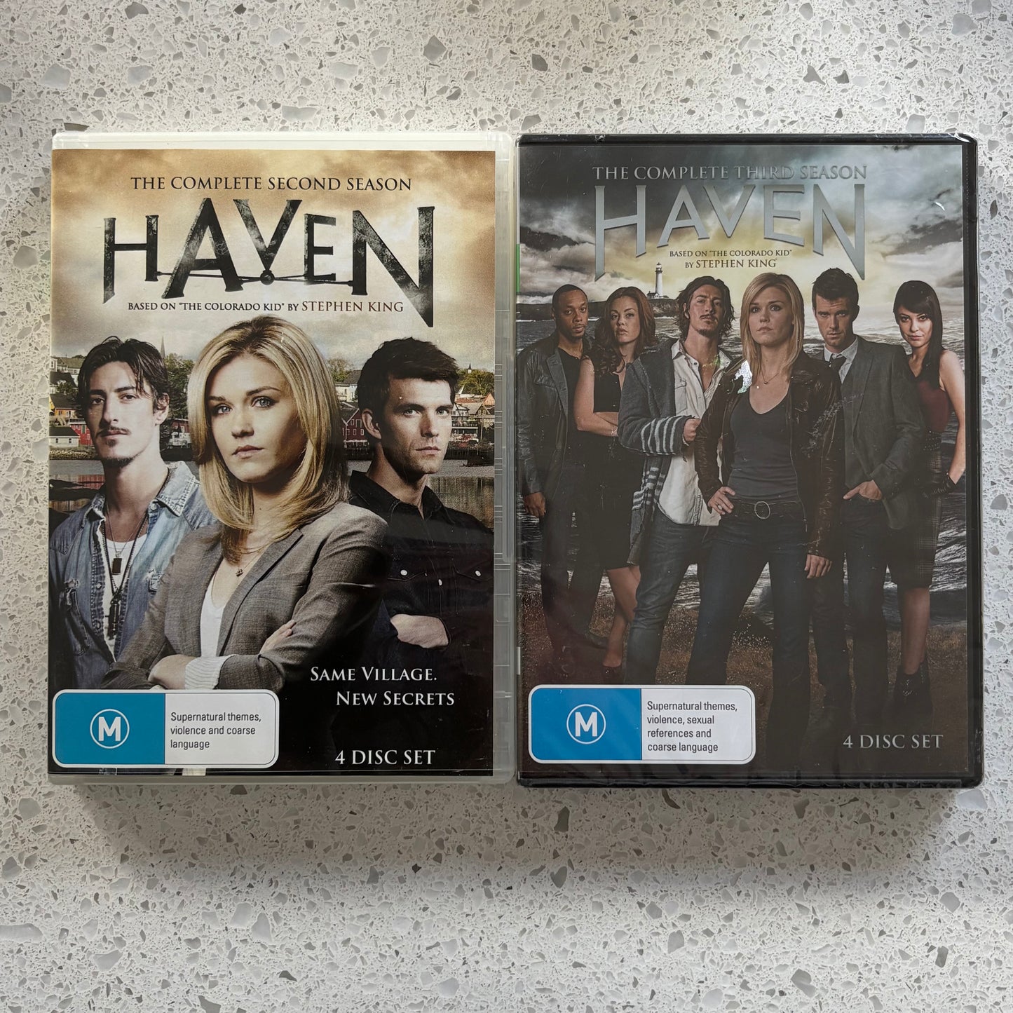 Haven Season 2+3 DVD Stephen King PAL 4 VGC Season 3 is SEALED