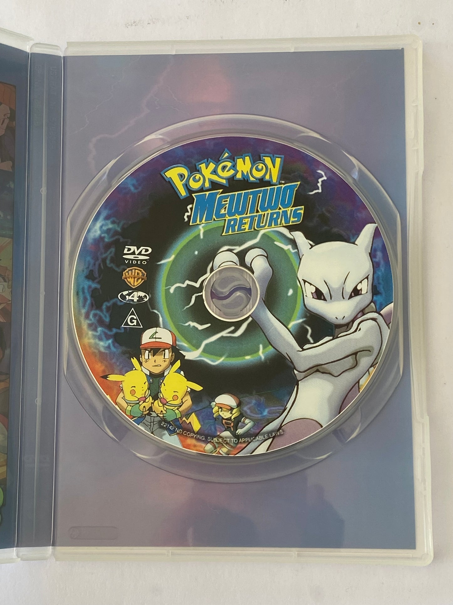 Pokemon Mewtwo Returns DVD NTSC 4 VGC