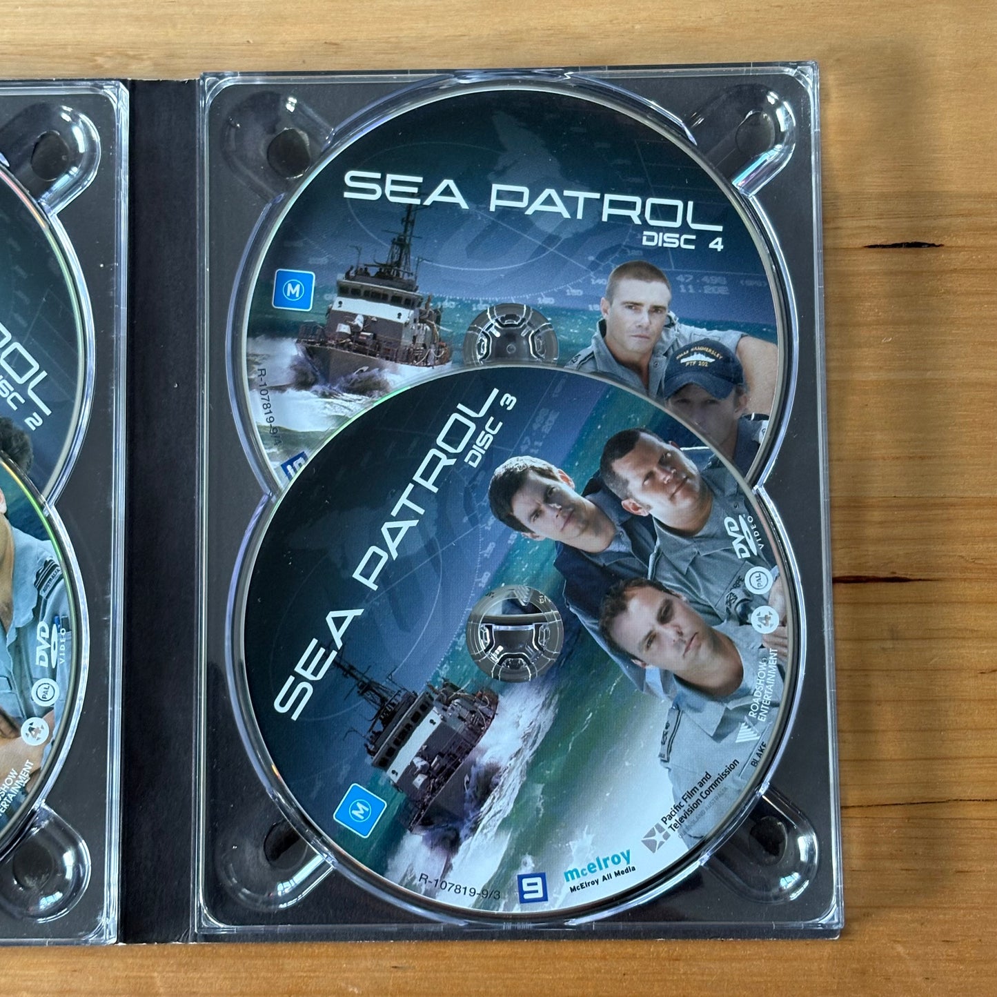 Sea Patrol Series 1-4 DVD Australian Naval Drama 4-Disc PAL 4 VGC