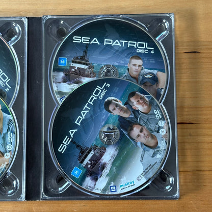 Sea Patrol Series 1-4 DVD Australian Naval Drama 4-Disc PAL 4 VGC
