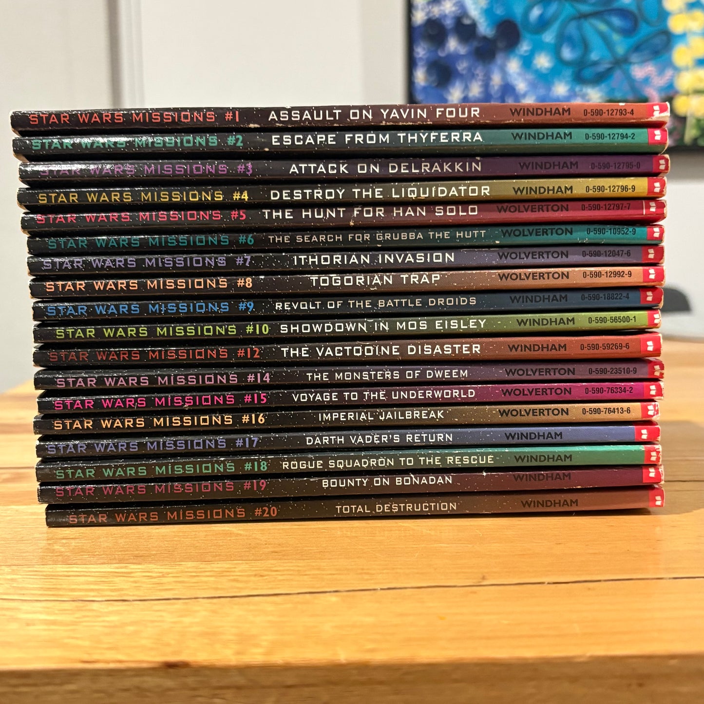 Star Wars Missions x 18 Book Bundle Paperback Scholastic Vintage
