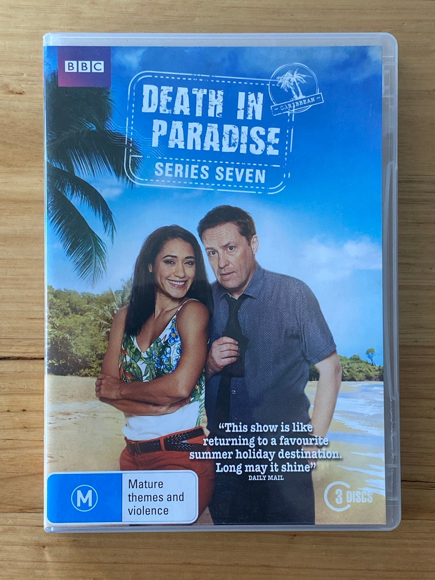 Death In Paradise Series 6 & 7 DVD BBC Detective Show 3-Disc PAL 4 VGC