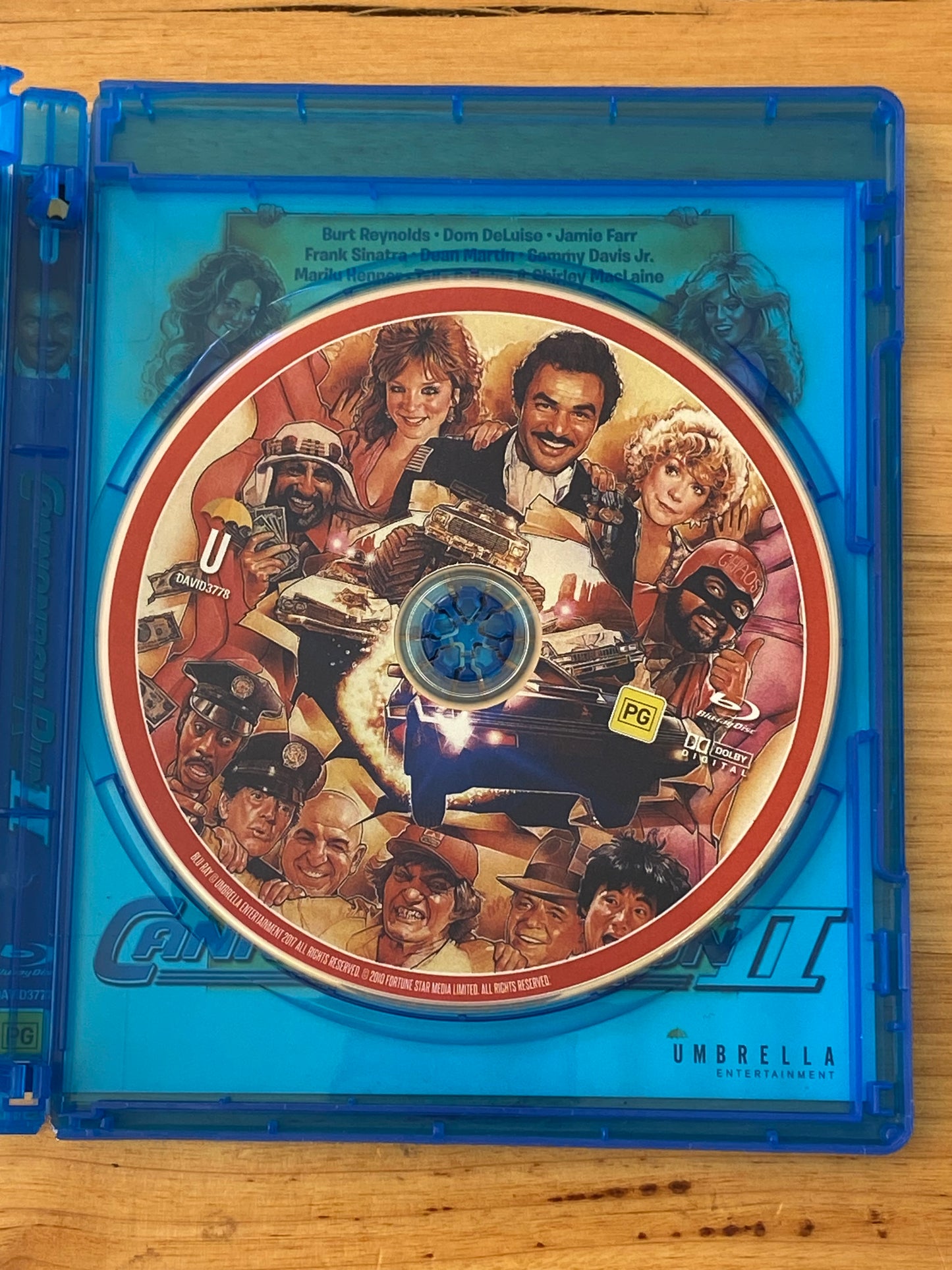 Cannonball Run 2 Blu-Ray Burt Reynolds Region A,B,C VGC