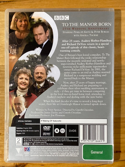 To the Manor Born Series 1-3 + 25th Wedding Anniversary Special DVD BBC PAL 4 VGC