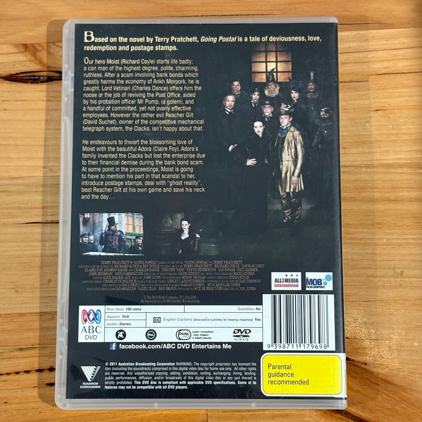 Terry Pratchett's Hogfather and Going Postal DVD Discworld Fantasy PAL 4 VGC