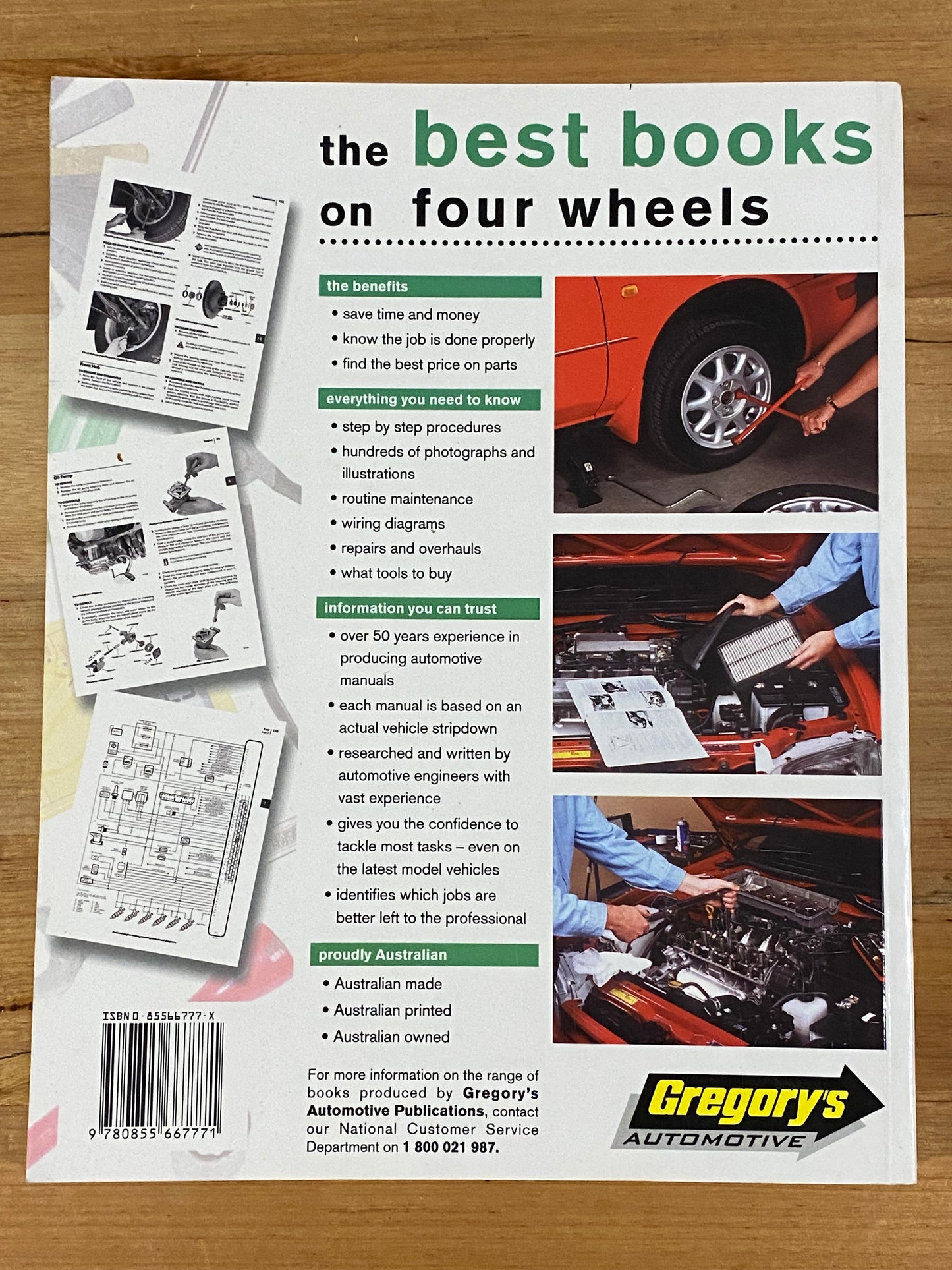 Gregory's Automotive Service and Repair Manual Falcon 1996-1998 Softcover VGC