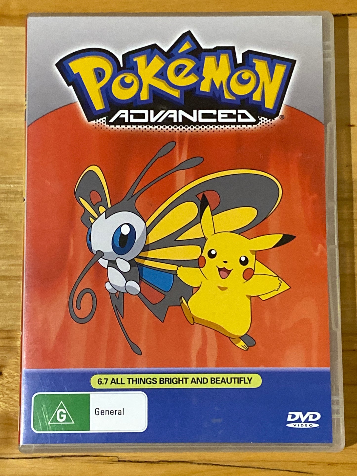 Pokémon Advanced 6.7 All Things Bright And Beautifly DVD PAL 4 VGC