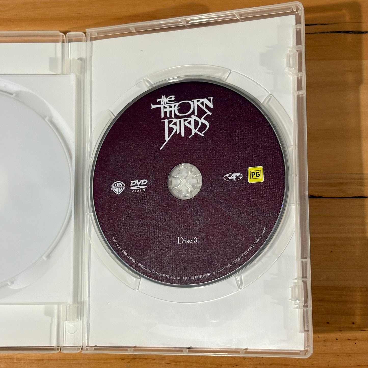 The Thorn Birds & The Missing Years DVD Richard Chamberlain PAL 4 VGC