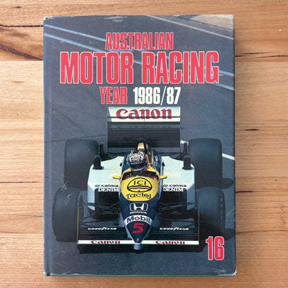 Australian Motor Racing Year 1986/87 Hardcover Book GD