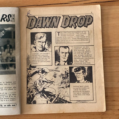 Commando War Comic #215 Dawn Drop 1966