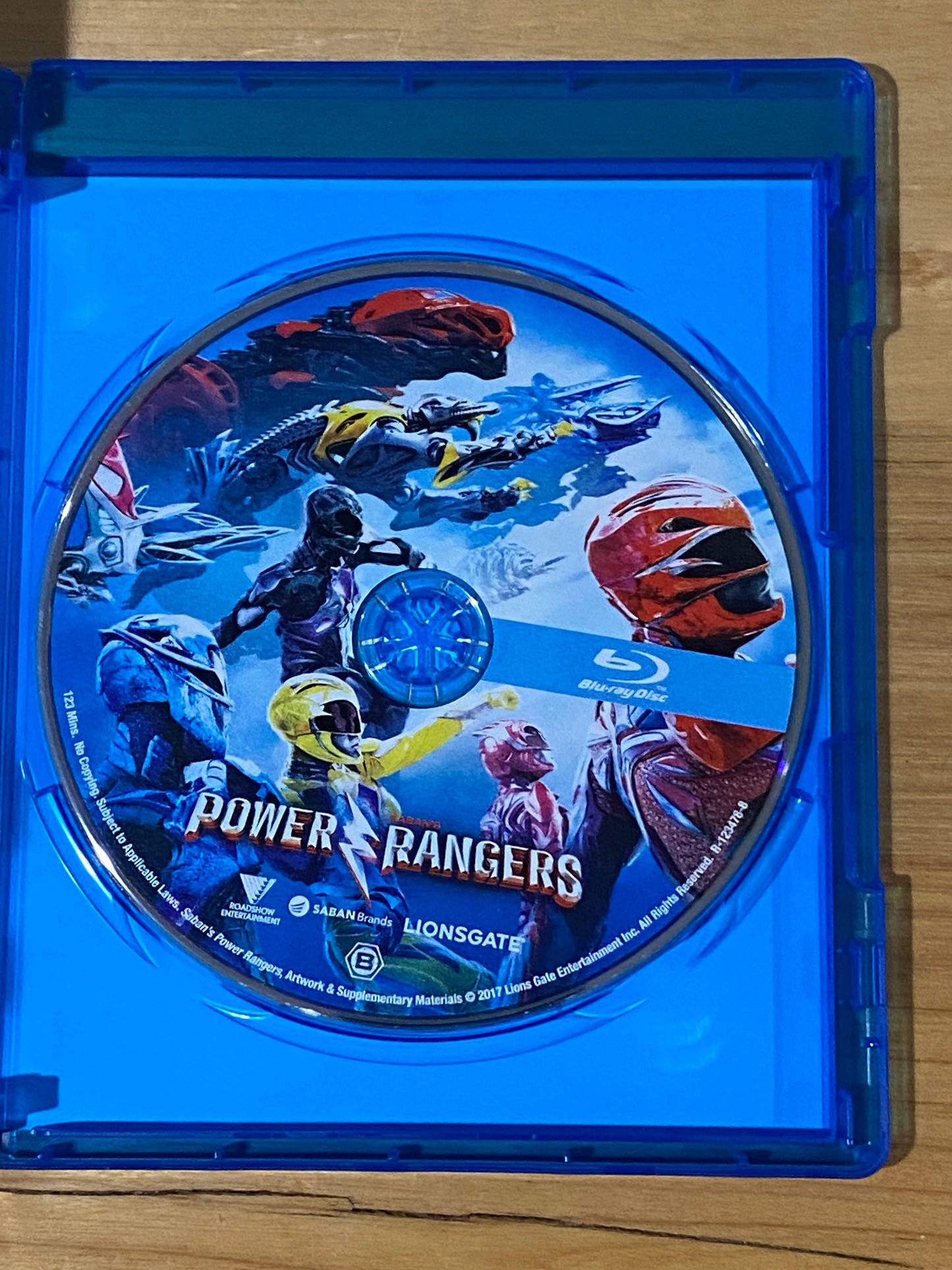 Power Rangers The Movie Blu-ray Over 4 Hours Of Bonus Content Region B VGC