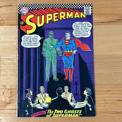 Superman (1939) #186 DC Comics Silver Age Grade Good