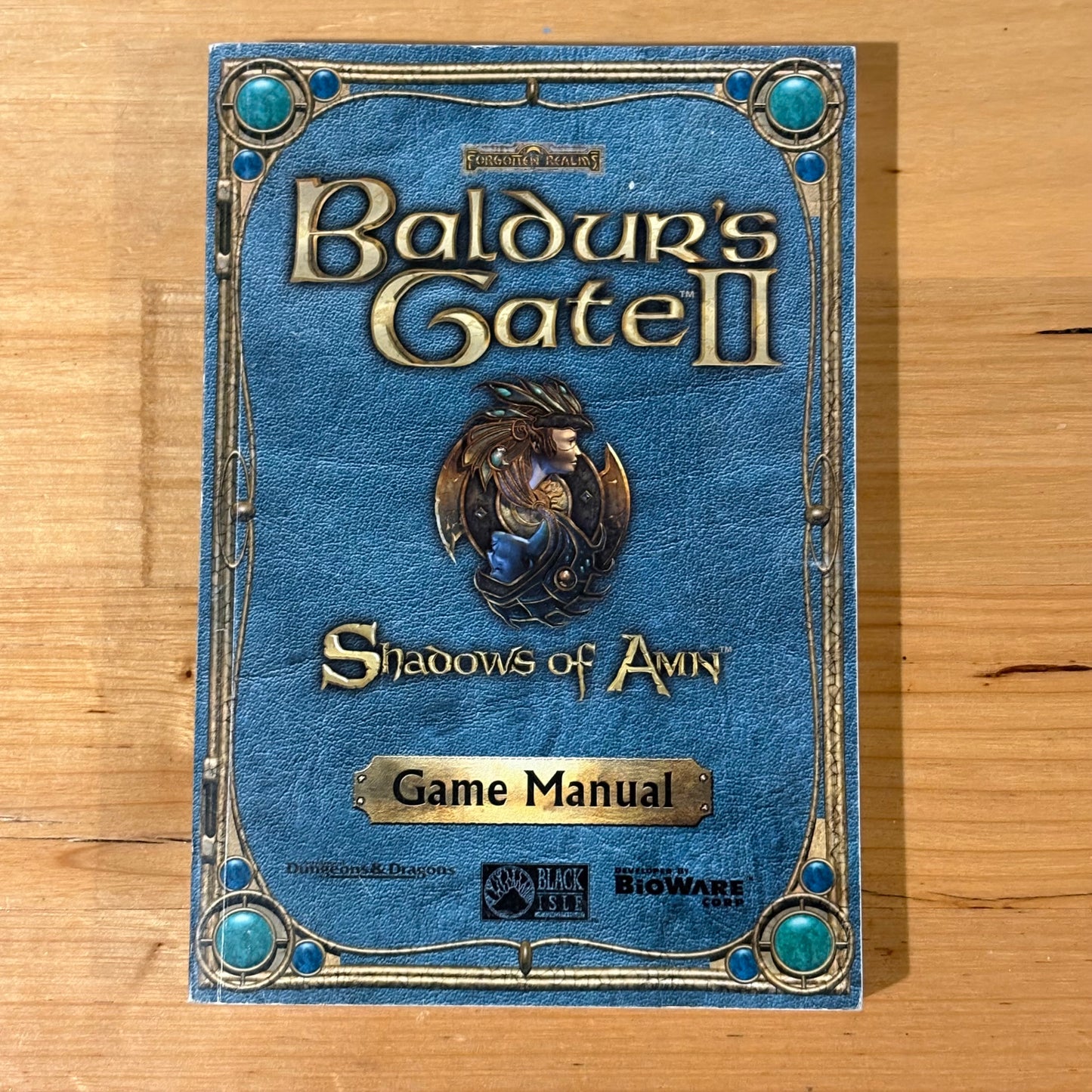 Baldur's Gate 2 Shadows of Amn Game Manual Forgotten Realms Paperback GD