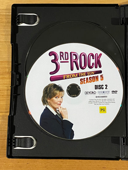 Third Rock From The Sun Season 5 DVD 3-Disc PAL 4 VGC