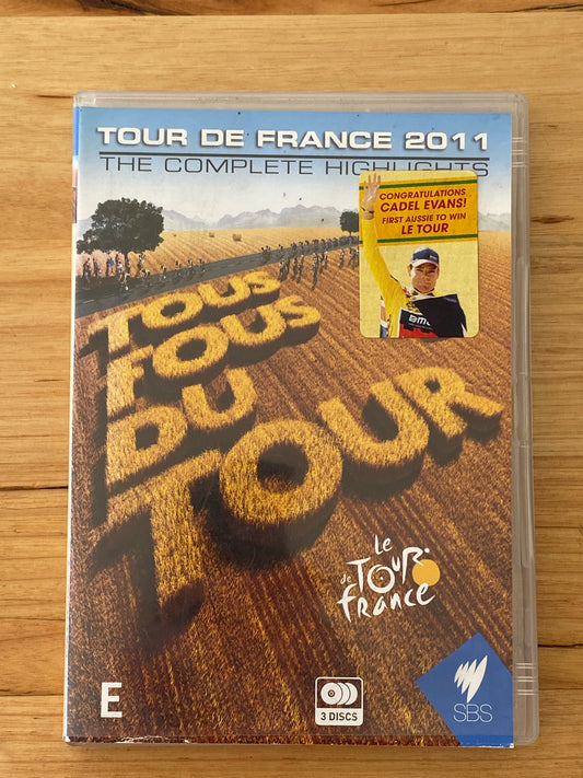 Tour De France DVD Bundle Cadel Evans Hell on Wheels PAL 4 VGC