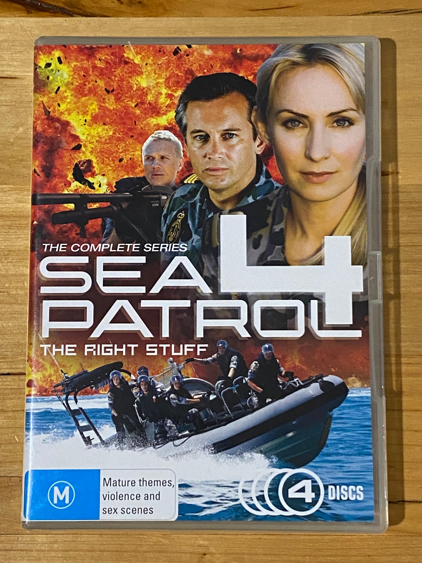 Sea Patrol Series 3 & 4 DVD Australian Naval Drama 4-Disc PAL 4 VGC