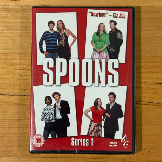 Spoons Series 1 DVD British Channel 4 Comedy 2-Disc PAL 2 New Sealed