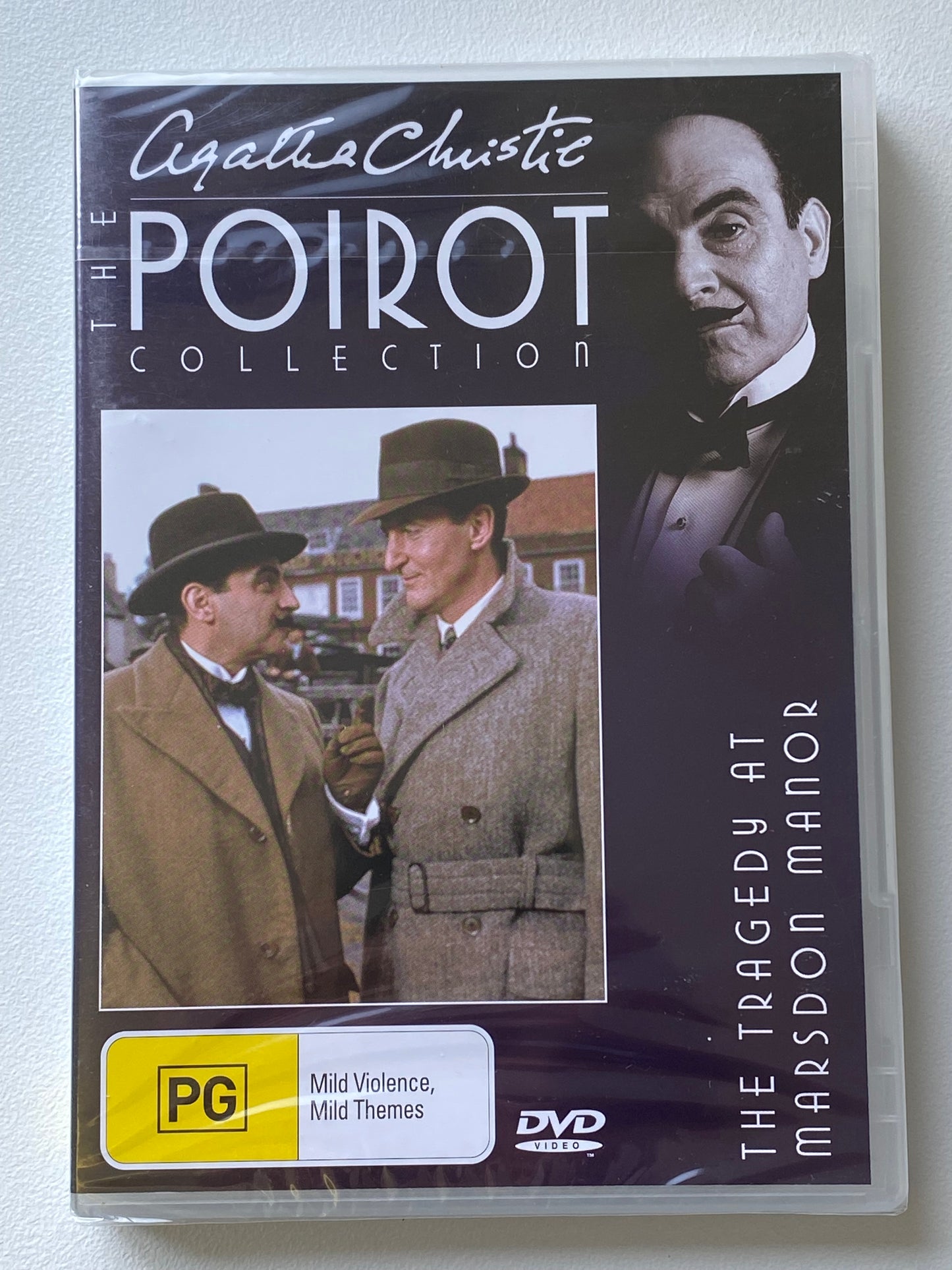 Agatha Christie Poirot Collection The Tragedy At Marsdon Manor DVD PAL 0 New Sealed