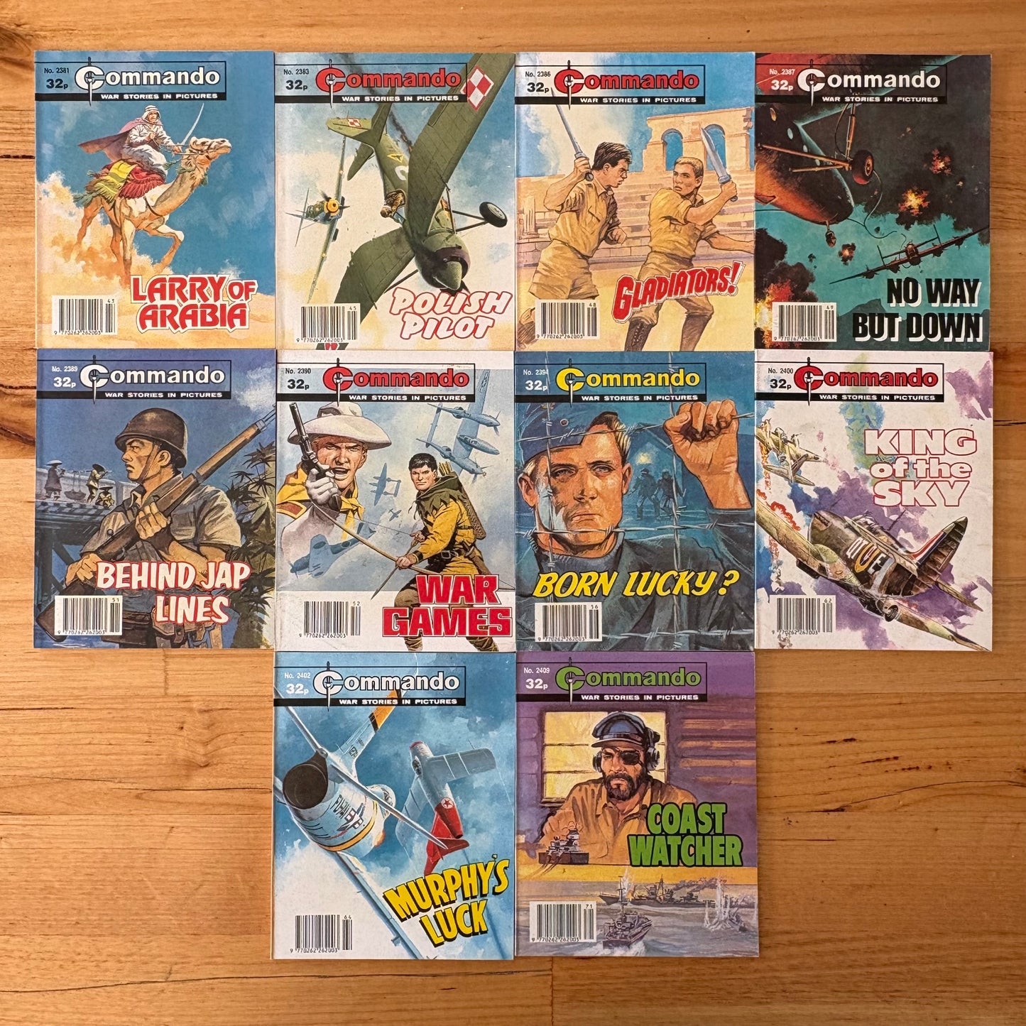 Commando War Comics x 10 Bundle All Published 1990 DC Thomson GD