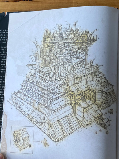 The Illustrated World Of Mortal Engines Reeve Levett Hardcover 2018 GD