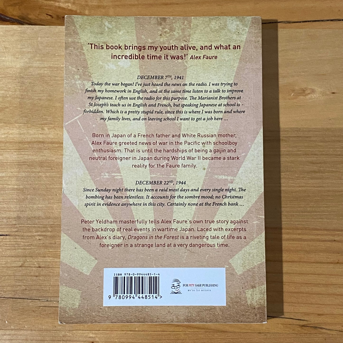 Dragons In The Forest by Peter Yeldham Paperback 2015 GD