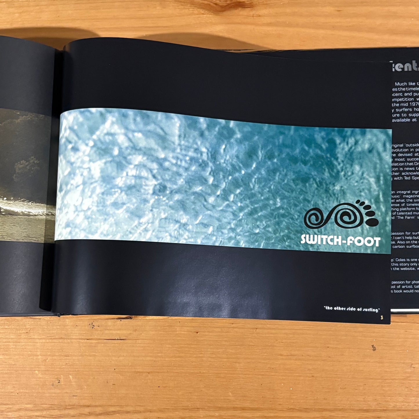 Switch-Foot Surfing Art Music Book Australian Surfing Culture and History Hardcover
