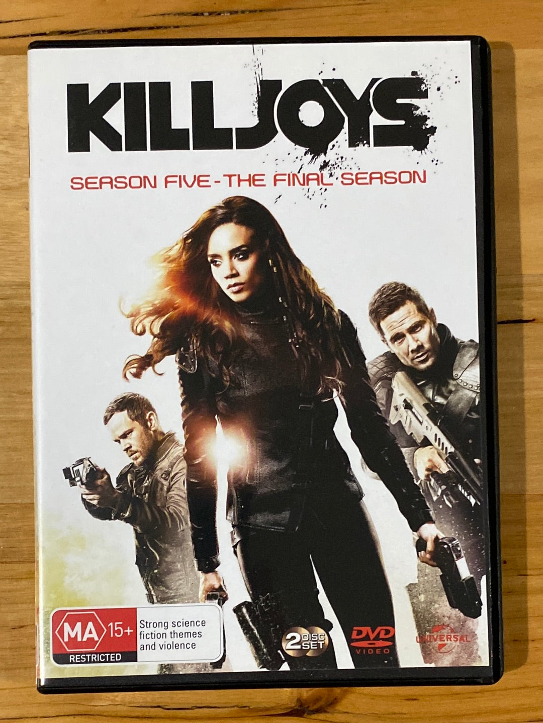 Killjoys Season 1 & 5 DVD Science Fiction PAL 4 VGC