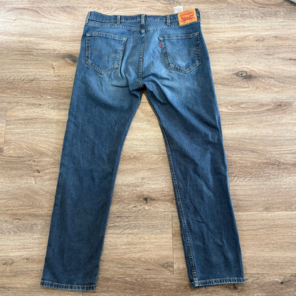 Levi's 505 Mens W 38 L 34 Denim Light Wash Blue Jeans PC9-00505-1528