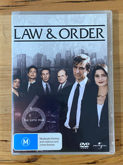 Law and Order Season 6 and 7 DVD 6-Disc Sets PAL 4 VGC