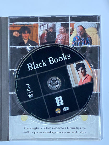 Black Books The Complete Collection DVD Series 1-3 PAL 4 VGC