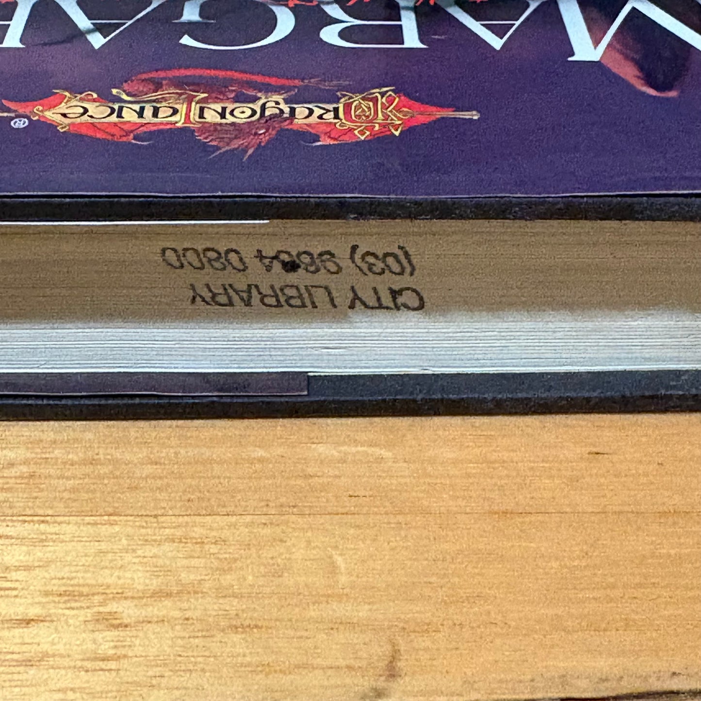 Amber and Ashes by Margaret Weis Dragonlance Fantasy Hardcover 2004 Ex-Library