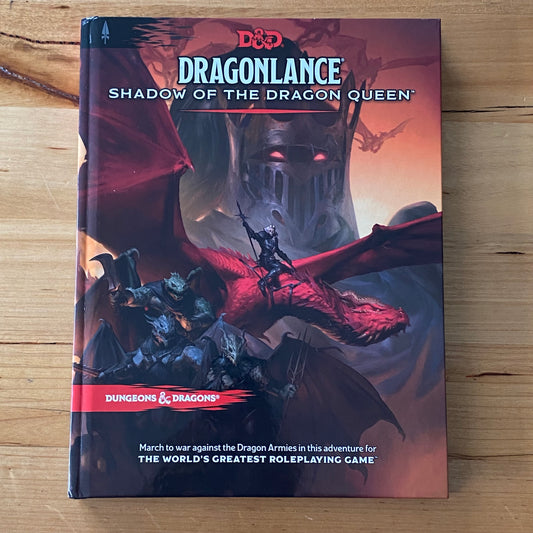 Dungeons & Dragons Dragonlance Shadow Of The Dragon Queen Hardcover First Print 2022 GD