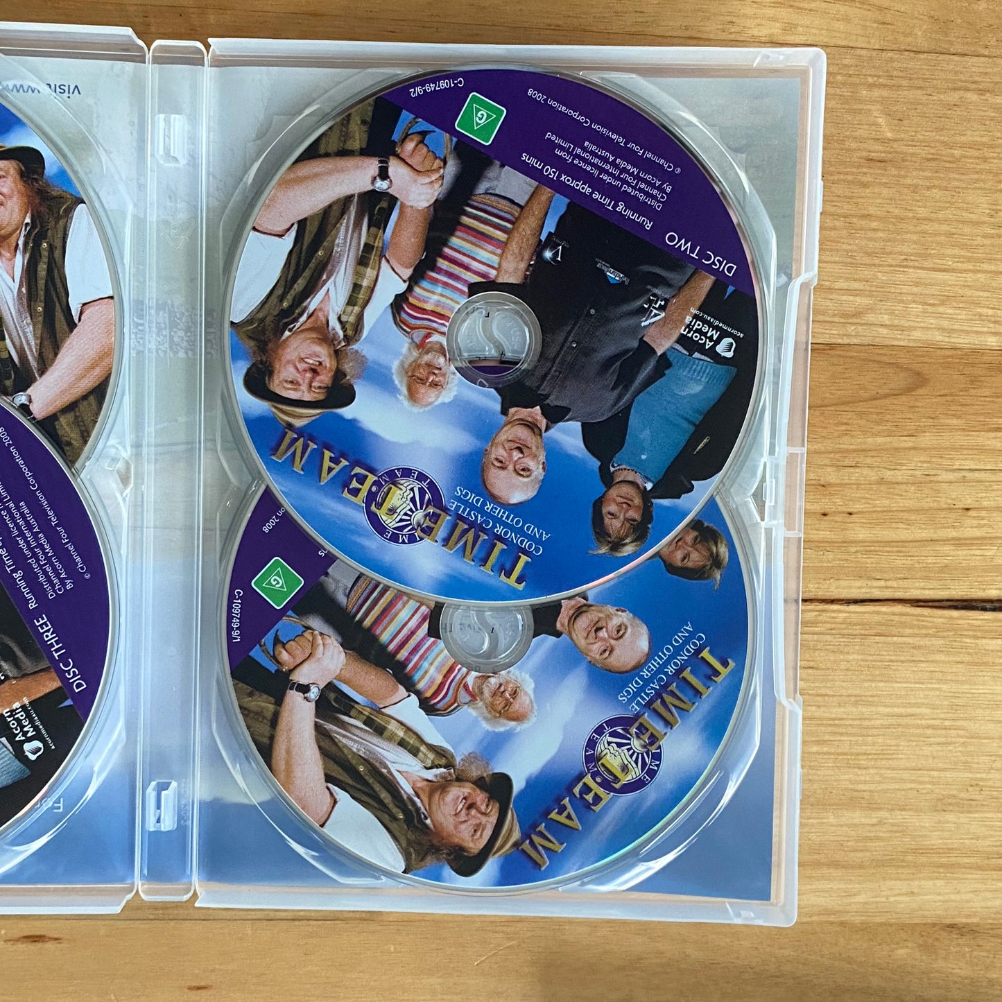 Time Team Codnar Castle Friars Wash DVD 2 Set Tony Robinson PAL ALL VGC