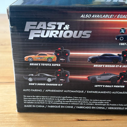 Fast & Furious Brian's Toyota Nissan Skyline RC Car Jada 1:24 2.4GHz Turbo New