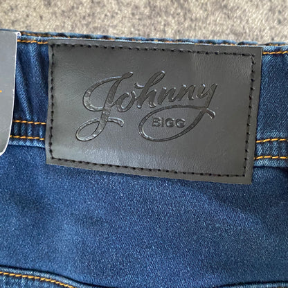 Johnny Bigg Men’s Blue Jeans SZ 52-inch Waist Draw String New Without Tags