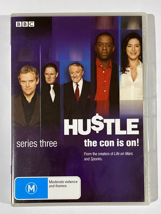 Hustle Series 1 & 3 DVD BBC TV NTSC 4 2 Series Bundle VGC