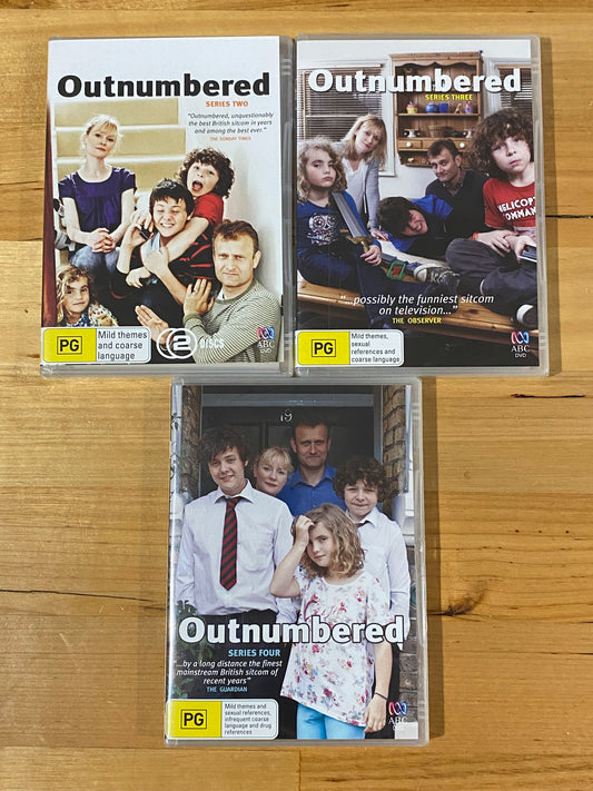 Outnumbered Series 2-4 DVD BBC Family Comedy PAL 4 Brand New Sealed