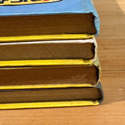 4 Vintage Children's Books Jules Verne Alexandre Dumas Hardcover Dean & Son GD