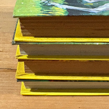 4 Vintage Children's Books Jules Verne Alexandre Dumas Hardcover Dean & Son GD