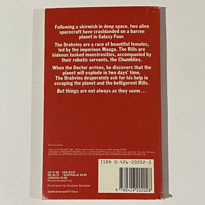 Doctor Who Paperback Novel Bundle VTG Hulke Holmes Target Books VGC