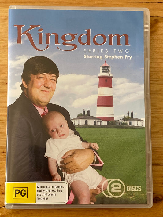 Kingdom Series 1-3 Complete Set DVD Stephen Fry BBC PAL 4 VGC