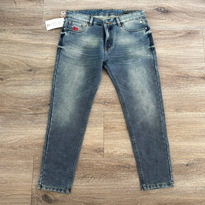 Super Nine Mens W 36 L 27 Denim Blue Jeans NWT