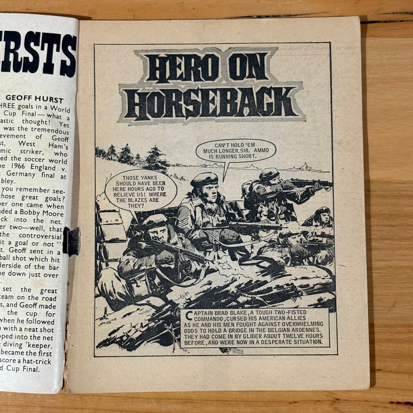 Commando War Comic #613 Hero on Horseback 1972