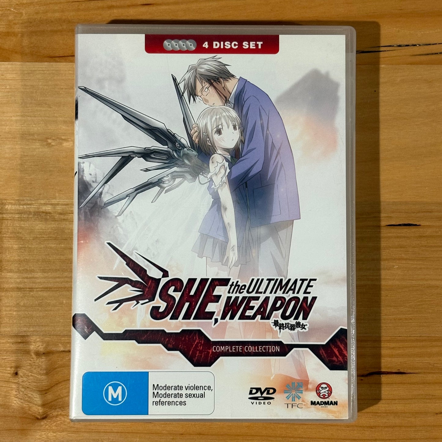 She, The Ultimate Weapon Complete Collection Anime DVD 4-Disc PAL 4 VGC