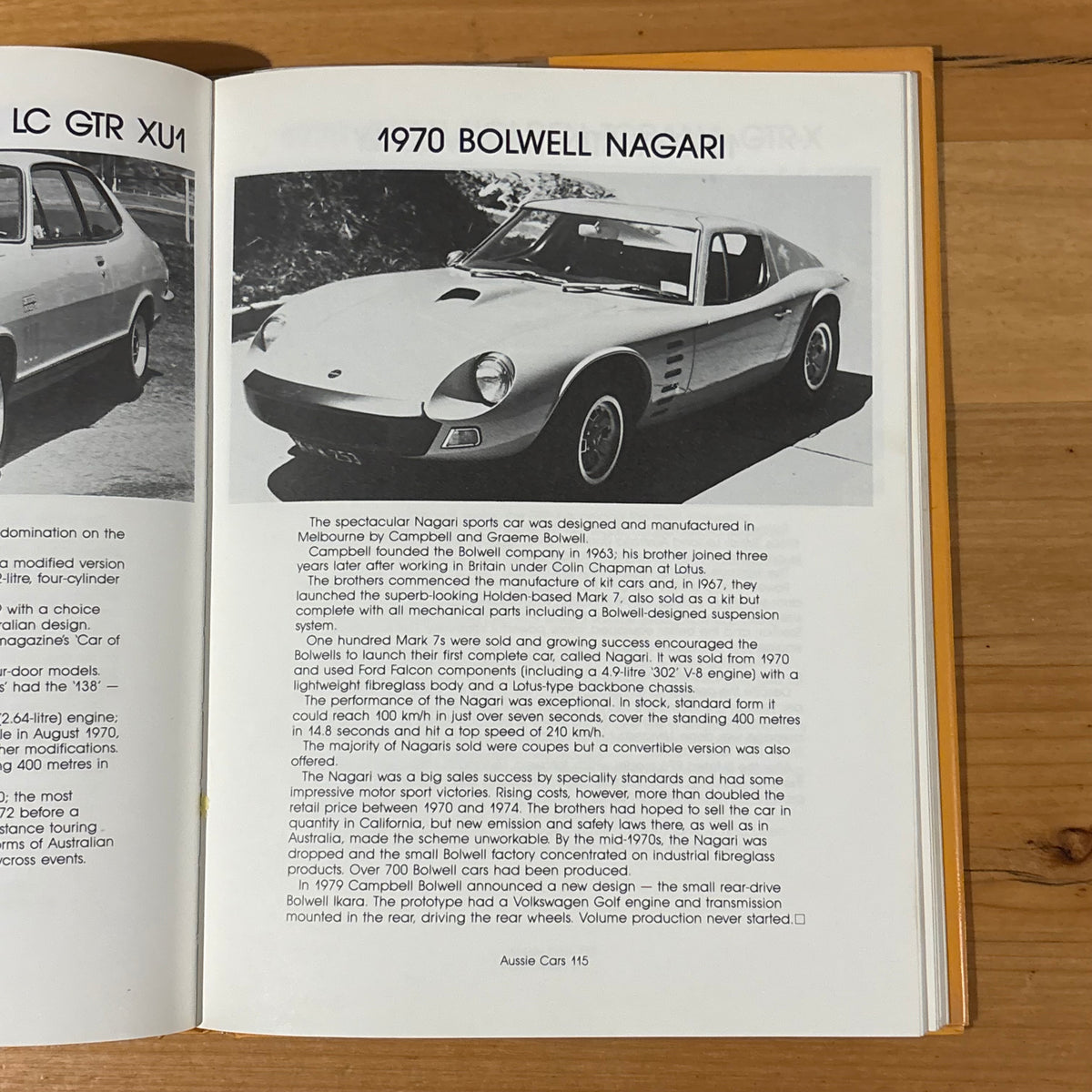 Aussie Cars by Pedr Davis and Tony Davis Hardcover 1987 GD
