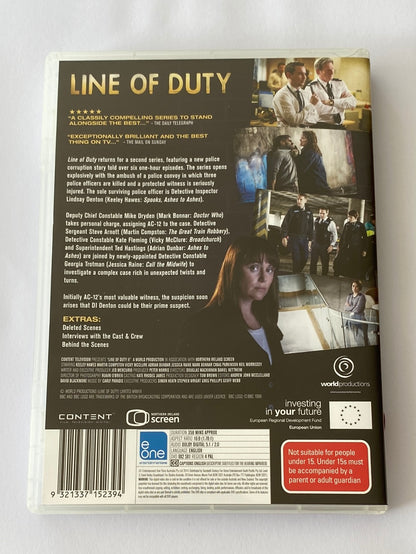 Line of Duty DVD Series 1-4 British Crime Series PAL 4 3 DVD Set VGC