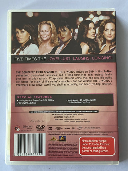 The L Word Complete Set Seasons 1-6 DVD PAL 4 VGC